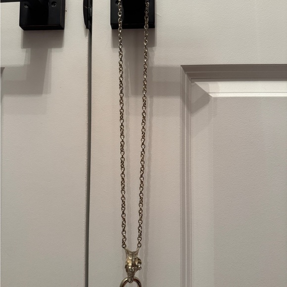 Chicos long Necklace with Enamel Giraffe Rhinestone Embellished Pendant - Picture 2 of 11